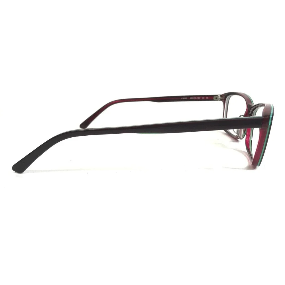 Prodesign Denmark Eyeglasses Frames c.3832 GI Blue Red Rectangular 55-15-140